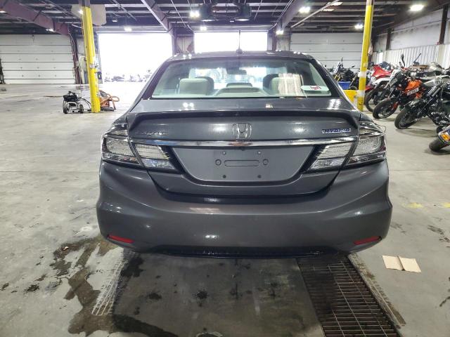 19XFB4F25DE204066 - 2013 HONDA CIVIC HYBRID ნაცრისფერი ფოტო 6