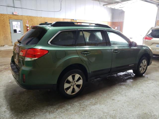 4S4BRCJC6C3280921 - 2012 SUBARU OUTBACK 2.5I LIMITED GREEN photo 3