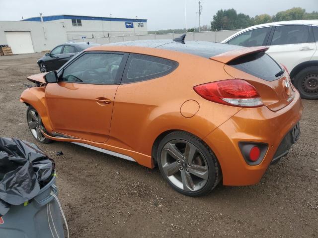 KMHTC6AE9FU236872 - 2015 HYUNDAI VELOSTER TURBO ნარინჯისფერი ფოტო 2
