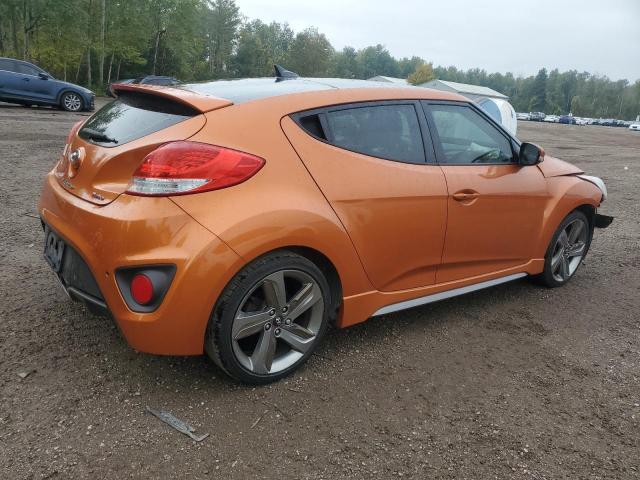 KMHTC6AE9FU236872 - 2015 HYUNDAI VELOSTER TURBO ნარინჯისფერი ფოტო 3