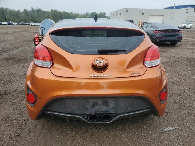 KMHTC6AE9FU236872 - 2015 HYUNDAI VELOSTER TURBO ნარინჯისფერი ფოტო 6