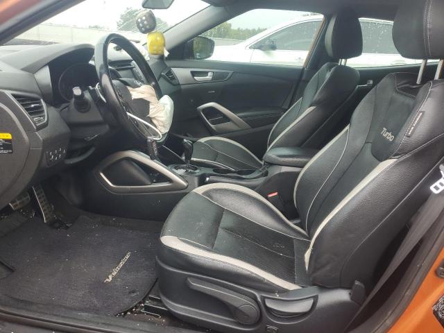 KMHTC6AE9FU236872 - 2015 HYUNDAI VELOSTER TURBO ნარინჯისფერი ფოტო 7