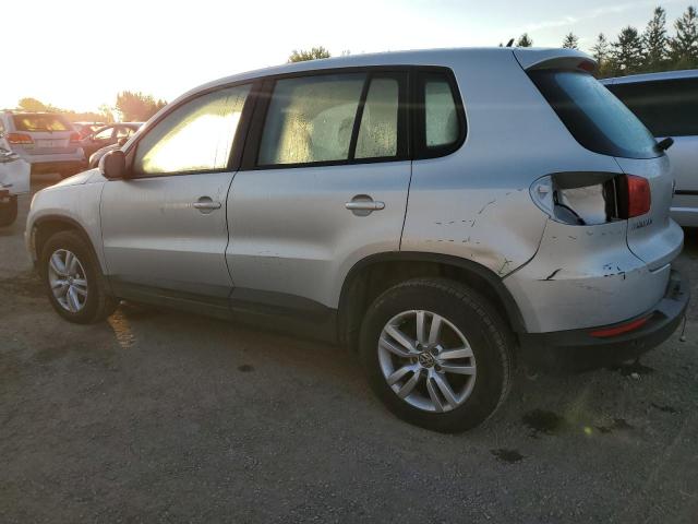 WVGBV7AX5CW592684 - 2012 VOLKSWAGEN TIGUAN S GRAY photo 2
