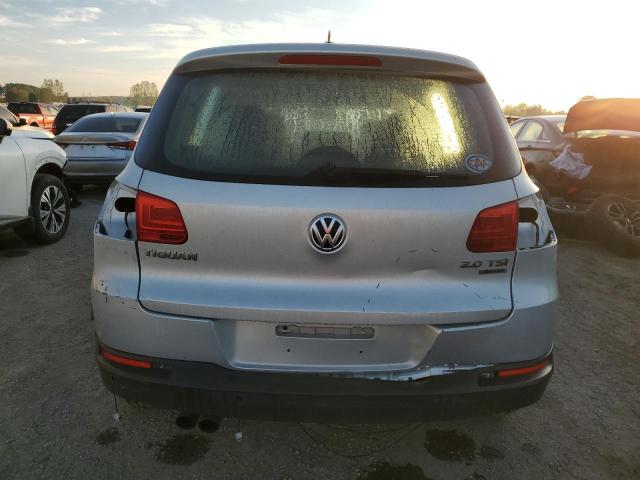 WVGBV7AX5CW592684 - 2012 VOLKSWAGEN TIGUAN S GRAY photo 6