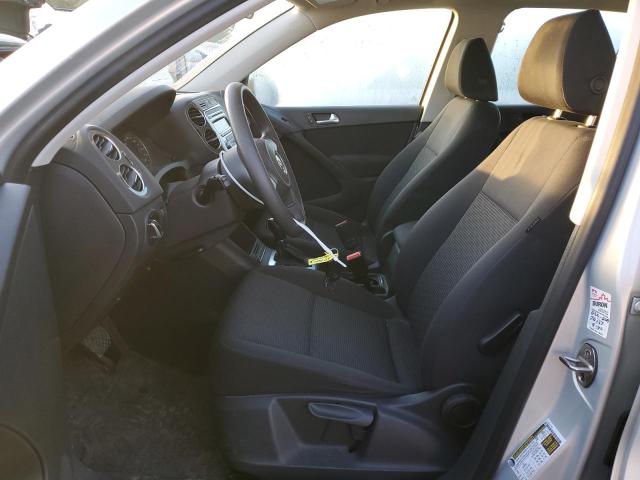 WVGBV7AX5CW592684 - 2012 VOLKSWAGEN TIGUAN S GRAY photo 7