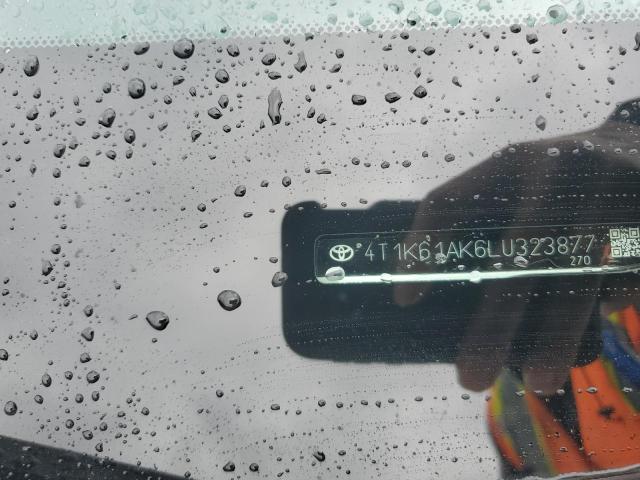 4T1K61AK6LU323877 - 2020 TOYOTA CAMRY XSE 白色 照片 13