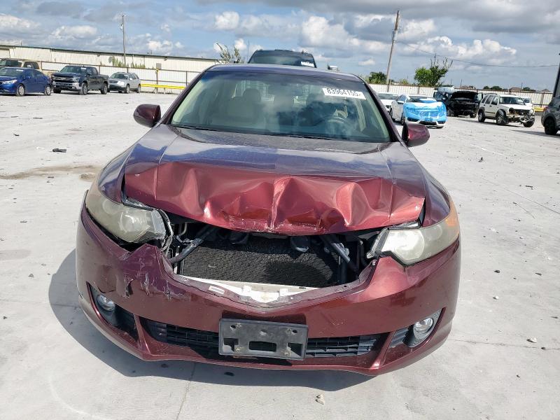 JH4CU2F64AC001319 - 2010 ACURA TSX 勃艮第红 照片 5