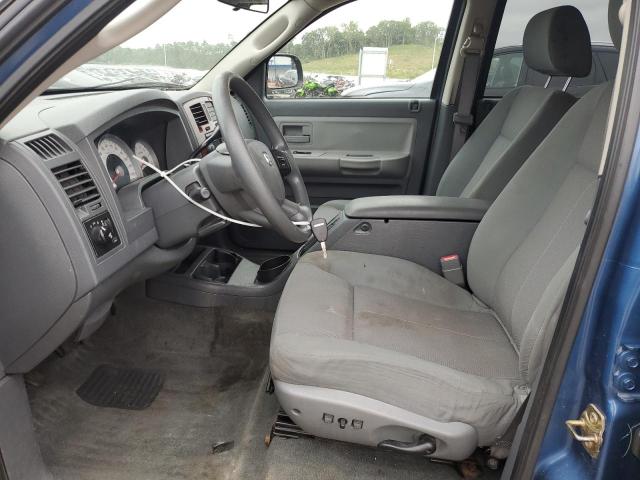 1D7HW48N25S269367 - 2005 DODGE DAKOTA QUAD SLT Mavi fotoğraf 7