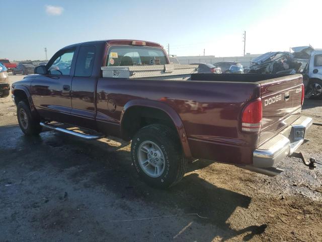 1B7GG22N4YS610725 - 2000 DODGE DAKOTA Tünd qırmızı foto 2