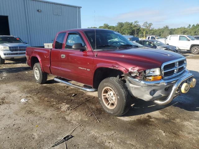 1B7GG22N4YS610725 - 2000 DODGE DAKOTA Tünd qırmızı foto 4