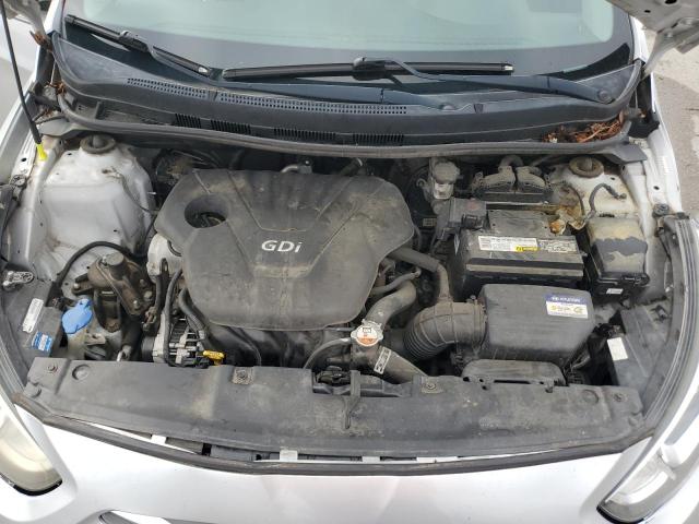 KMHCT5AE8HU312577 - 2017 HYUNDAI ACCENT SE SILVER photo 11