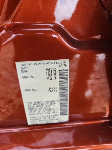 1N4BL4CV3LN318982 - 2020 NISSAN ALTIMA SR 橙色 照片 13