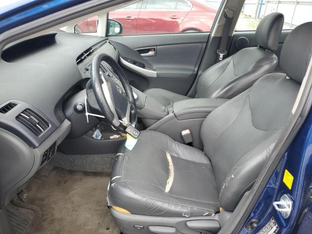 JTDKN3DUXA0158873 - 2010 TOYOTA PRIUS BLUE photo 7