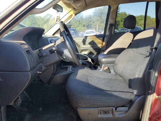 1J4GX48S92C313728 - 2002 JEEP GRAND CHEROKEE LAREDO RED photo 7