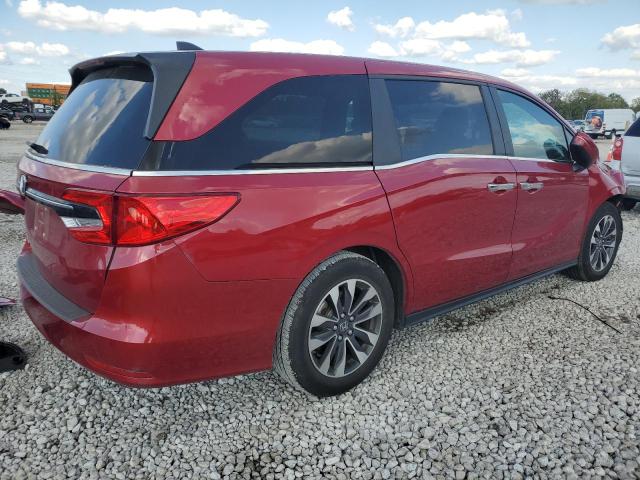 5FNRL6H6XRB049652 - 2024 HONDA ODYSSEY EXL წითელი ფოტო 3
