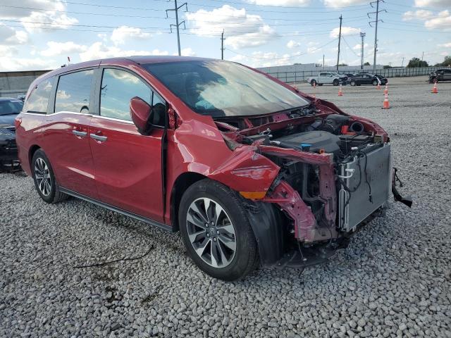 5FNRL6H6XRB049652 - 2024 HONDA ODYSSEY EXL წითელი ფოტო 4