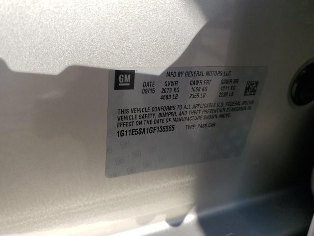 1G11E5SA1GF136565 - 2016 CHEVROLET MALIBU LIM LTZ BEIGE photo 12