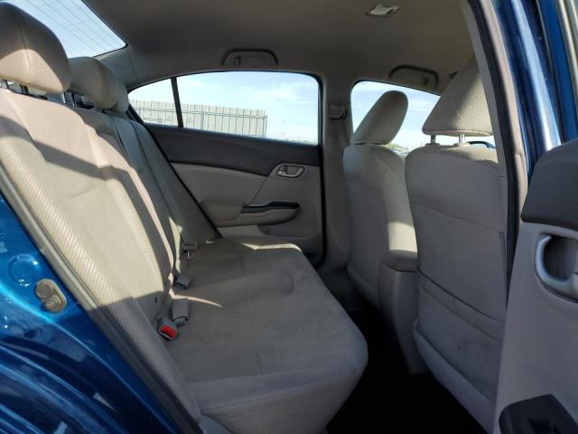 2HGFB2F49CH031825 - 2012 HONDA CIVIC LX BLUE photo 10