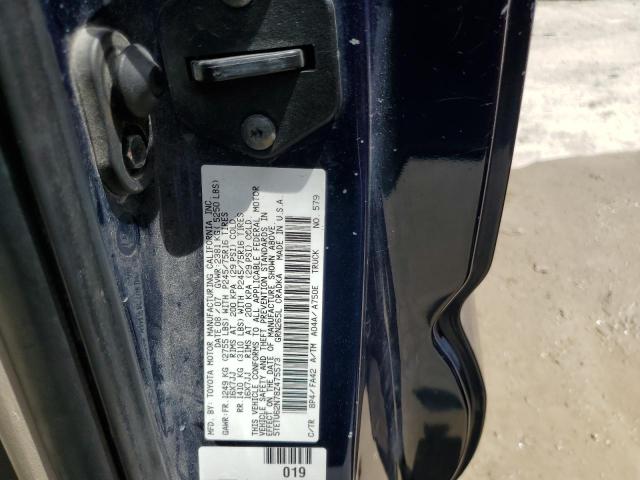5TETU62N78Z475573 - 2008 TOYOTA TACOMA PRERUNNER ACCESS CAB BLUE photo 12