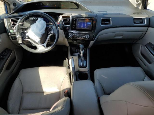 19XFB2F94EE045642 - 2014 HONDA CIVIC EXL Көк фото 8