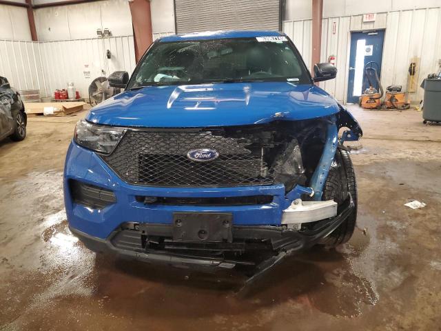 1FM5K8AW7LGC14783 - 2020 FORD EXPLORER POLICE INTERCEPTOR Niebieski zdjęcie 5