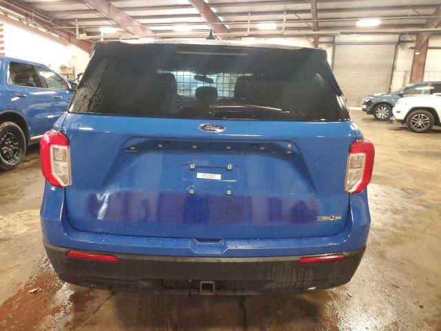 1FM5K8AW7LGC14783 - 2020 FORD EXPLORER POLICE INTERCEPTOR Niebieski zdjęcie 6