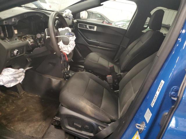 1FM5K8AW7LGC14783 - 2020 FORD EXPLORER POLICE INTERCEPTOR Niebieski zdjęcie 7