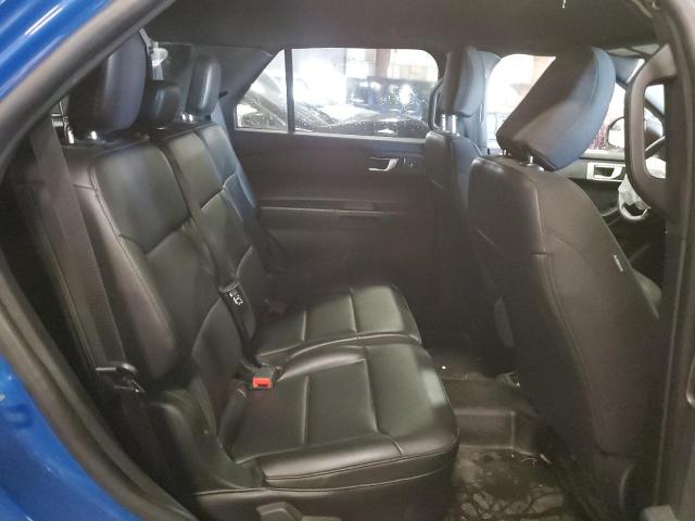 1FM5K8AW1MNA16276 - 2021 FORD EXPLORER POLICE INTERCEPTOR BLUE photo 11