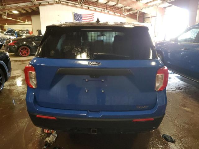 1FM5K8AW1MNA16276 - 2021 FORD EXPLORER POLICE INTERCEPTOR BLUE photo 6