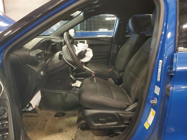 1FM5K8AW1MNA16276 - 2021 FORD EXPLORER POLICE INTERCEPTOR BLUE photo 7