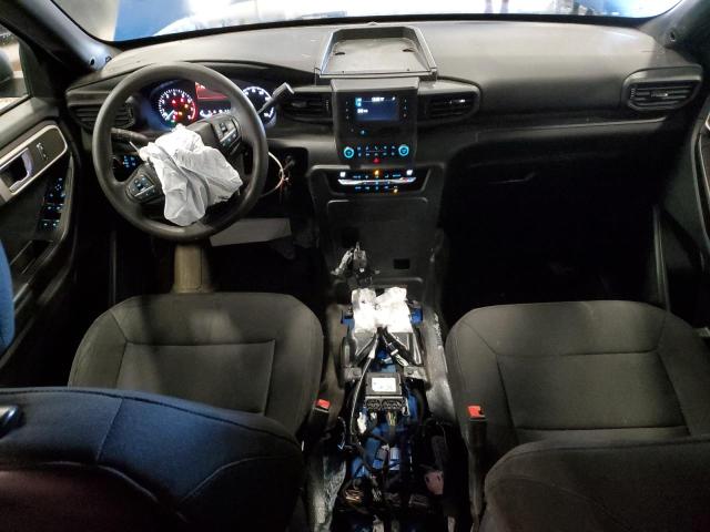 1FM5K8AW1MNA16276 - 2021 FORD EXPLORER POLICE INTERCEPTOR BLUE photo 8