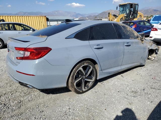 1HGCV1F34NA052692 - 2022 HONDA ACCORD SPORT GRAY photo 3