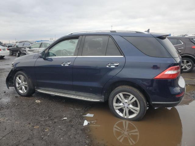 4JGDA5HB5FA519240 - 2015 MERCEDES-BENZ ML 350 4MATIC BLUE photo 2