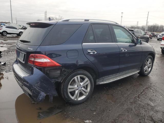 4JGDA5HB5FA519240 - 2015 MERCEDES-BENZ ML 350 4MATIC BLUE photo 3