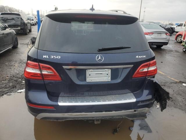 4JGDA5HB5FA519240 - 2015 MERCEDES-BENZ ML 350 4MATIC BLUE photo 6