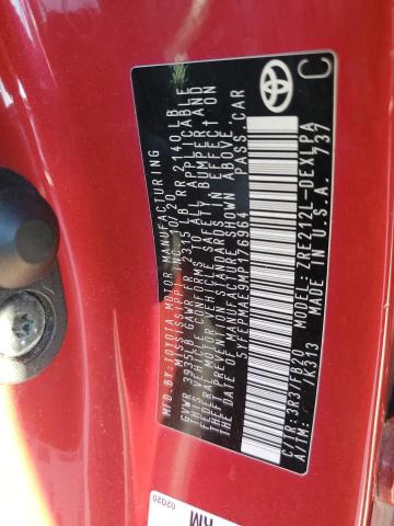 5YFEPMAE9MP176964 - 2021 TOYOTA COROLLA LE Rot Foto 13