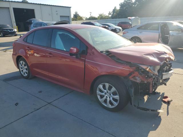 5YFEPMAE9MP176964 - 2021 TOYOTA COROLLA LE Rot Foto 4