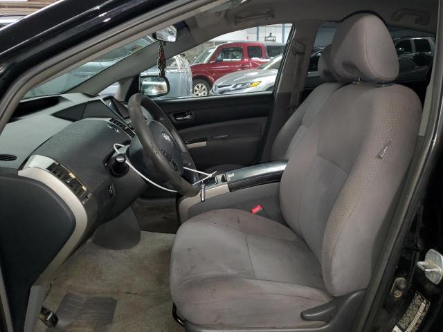 JTDKB20U183373687 - 2008 TOYOTA PRIUS BLACK photo 7