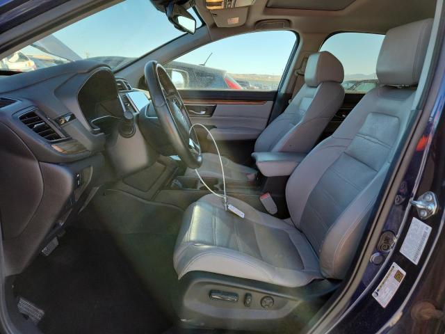 2HKRW2H89HH670768 - 2017 HONDA CR-V EXL ლურჯი ფოტო 7