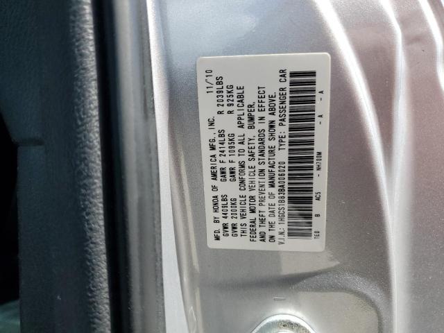 1HGCS1B83BA006020 - 2011 HONDA ACCORD EXL Gümüş foto 12
