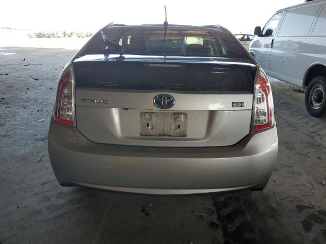 JTDKN3DU8F0446320 - 2015 TOYOTA PRIUS SILVER photo 6