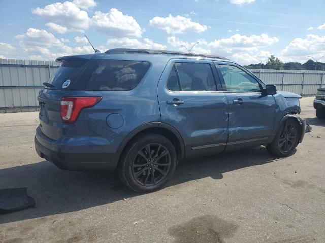 1FM5K7D89KGA44366 - 2019 FORD EXPLORER XLT Көк фото 3