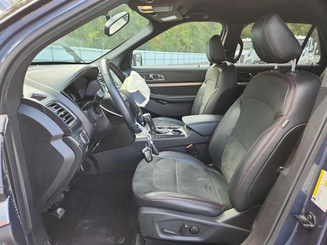 1FM5K7D89KGA44366 - 2019 FORD EXPLORER XLT Көк фото 7