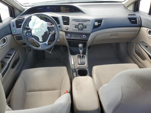 19XFB2F50CE104891 - 2012 HONDA CIVIC LX RED photo 8