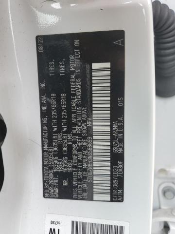 5TDGZRBH3NS588699 - 2022 TOYOTA HIGHLANDER XLE أبيض صورة 13