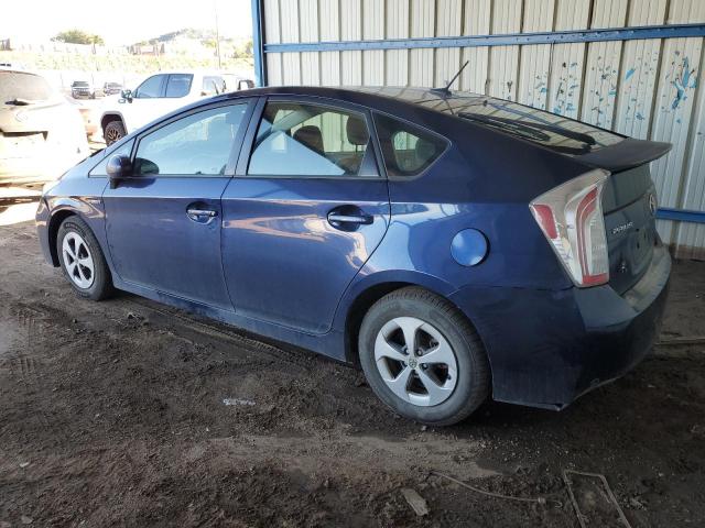 JTDKN3DU8D1730229 - 2013 TOYOTA PRIUS BLUE photo 2