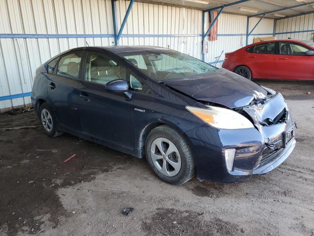 JTDKN3DU8D1730229 - 2013 TOYOTA PRIUS BLUE photo 4