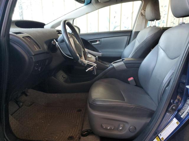 JTDKN3DU8D1730229 - 2013 TOYOTA PRIUS BLUE photo 7