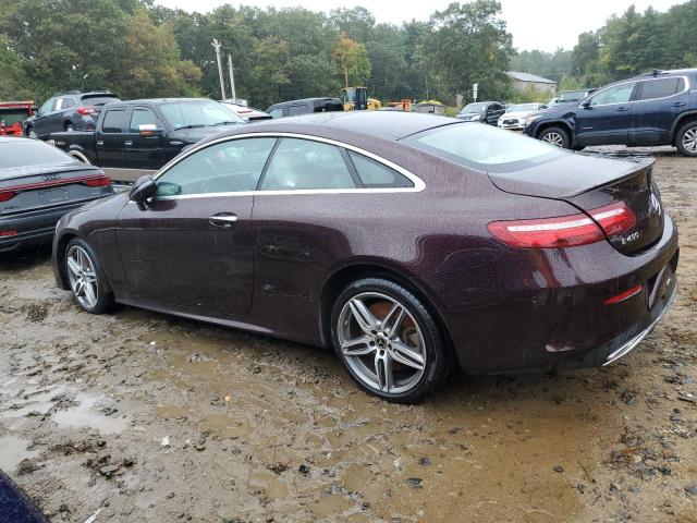 WDD1J6JB5LF125121 - 2020 MERCEDES-BENZ E 450 4MATIC MAROON photo 2
