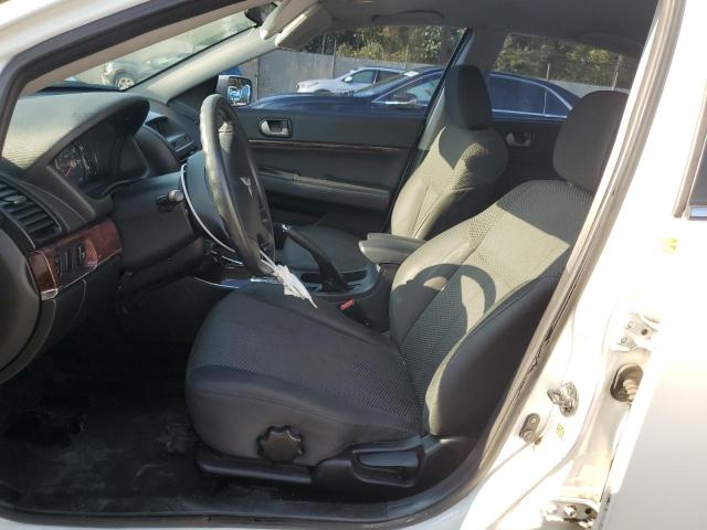 4A32B3FF5CE020152 - 2012 MITSUBISHI GALANT ES WHITE photo 7